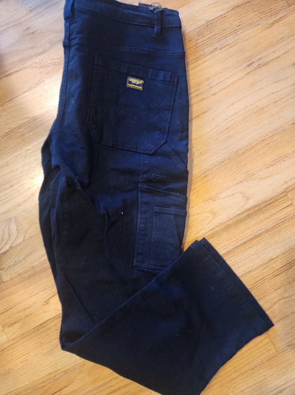 Men New Nwt Cat Caterpillar Black Work Jeans 36x32